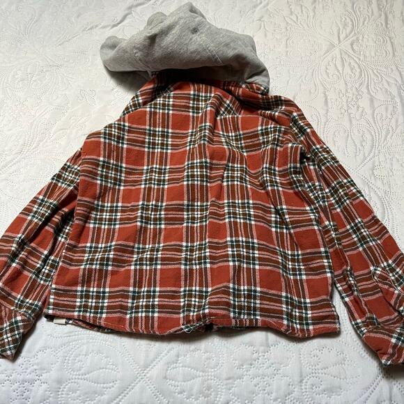 Love & Grow Turkey Day Tartan Hoodie Size 7 - Picture 6 of 7